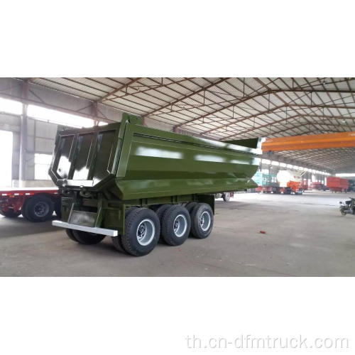 3xles Dump Semi Trailer เทรลเลอร์รถเทรลเลอร์ลดราคา